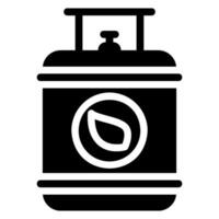 biogas glyph icon vector