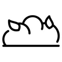 manure line icon vector