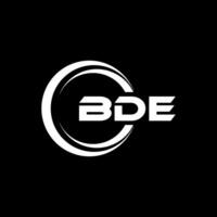 BDE Logo Design, Inspiration for a Unique Identity. Modern Elegance and Creative Design. Watermark Your Success with the Striking this Logo. vector