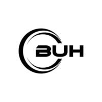 buh logo diseño, inspiración para un único identidad. moderno elegancia y creativo diseño. filigrana tu éxito con el sorprendentes esta logo. vector