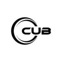 CUB Logo Design, Inspiration for a Unique Identity. Modern Elegance and Creative Design. Watermark Your Success with the Striking this Logo. vector