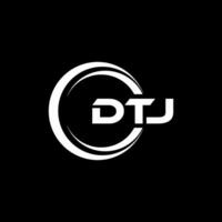 DTJ Logo Design, Inspiration for a Unique Identity. Modern Elegance and Creative Design. Watermark Your Success with the Striking this Logo. vector