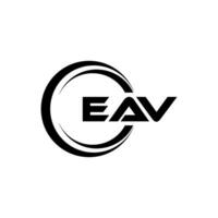 EAV Logo Design, Inspiration for a Unique Identity. Modern Elegance and Creative Design. Watermark Your Success with the Striking this Logo. vector