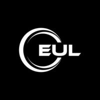 EUL Logo Design, Inspiration for a Unique Identity. Modern Elegance and Creative Design. Watermark Your Success with the Striking this Logo. vector