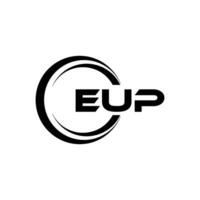 EUP Logo Design, Inspiration for a Unique Identity. Modern Elegance and Creative Design. Watermark Your Success with the Striking this Logo. vector