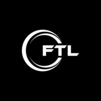 FTL Logo Design, Inspiration for a Unique Identity. Modern Elegance and Creative Design. Watermark Your Success with the Striking this Logo. vector