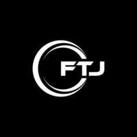 FTJ Logo Design, Inspiration for a Unique Identity. Modern Elegance and Creative Design. Watermark Your Success with the Striking this Logo. vector