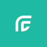 Letter F logo design element vector with creative concept