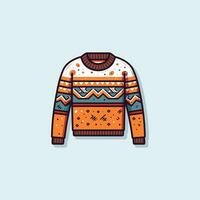 sweater vector clip art illustration