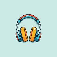 headphone vector vector clip art illustration