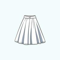 skirt vector clip art illustration