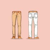 pants vector clip art illustration