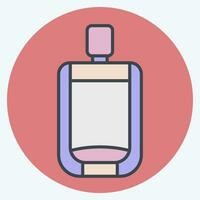 Icon Urinal. related to Bathroom symbol. color mate style. simple design editable. simple illustration vector