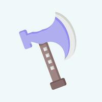 Icon Axe. related to Camping symbol. flat style. simple design editable. simple illustration vector