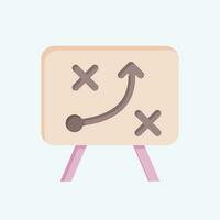 Icon Strategy. related to Business Analysis symbol. flat style simple design editable. simple illustration vector