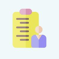 Icon Project Management. related to Business Analysis symbol. flat style simple design editable. simple illustration vector