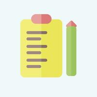 Icon Inspection. related to Business Analysis symbol. flat style simple design editable. simple illustration vector