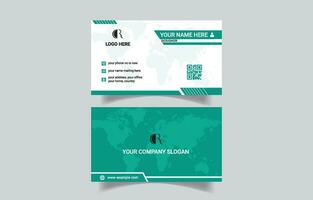 Modern creative business card template vector