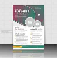 Vector  Free Business Flyer Design template