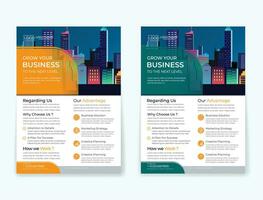 Corporate Flyer design Template ,This is a modern  Creative  Business Flyer.All main elements  and customizable vector