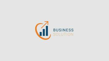 Business Finance Logo - Business Solution Logo - Business Logo - Company Logo - Corporate Logo vector