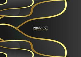 abstract luxury line and gray background design vector