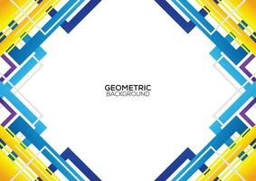 modern geometric frame background decoration vector