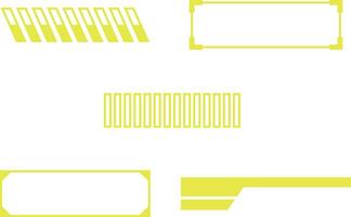 Set of Simple Brutalist Style Symbol. Bauhaus Geometric Shape. Isolated Vector