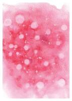 Abstract background with bokeh on pink watercolor stains vector