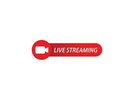 Red Label Live Stream Vector