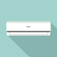 Air conditioner flat design icon. Vector illustration