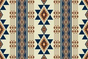 Aztec Navajo vintage pattern. Aztec Navajo geometric stripes seamless pattern. Geometric southwest vintage pattern use for fabric, textile, home decoration elements, upholstery, wrapping, etc. vector