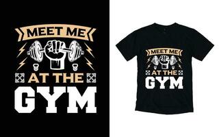 Gym T-shirt design, fitness typography t shirt design, Crossfit motivational logo flat design vector