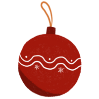 Natale palla ornamento illustrazione png