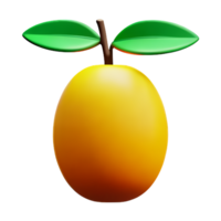 Mango 3d Rendern Symbol Illustration png