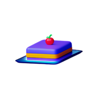 cake 3d icon illustration png