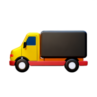 truck 3d rendering icon illustration png