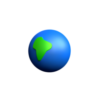 planet 3d rendering icon illustration png