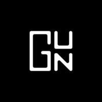 GUN letter logo vector design, GUN simple and modern logo. GUN luxurious alphabet design