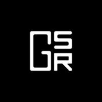 GSR letter logo vector design, GSR simple and modern logo. GSR luxurious alphabet design