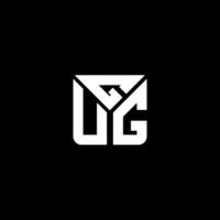 Gug letra logo vector diseño, Gug sencillo y moderno logo. Gug lujoso alfabeto diseño