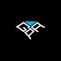 gpa letra logo vector diseño, gpa sencillo y moderno logo. gpa lujoso alfabeto diseño