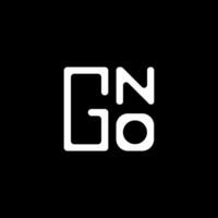 gno letra logo vector diseño, gno sencillo y moderno logo. gno lujoso alfabeto diseño