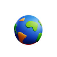 planet 3d tolkning ikon illustration png