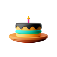 gâteau 3d icône illustration png