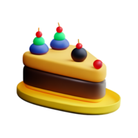 torta 3d icona illustrazione png