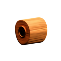 wood  3d rendering icon illustration png