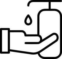 Soap washing icon symbol image vector. Illustration of the soap antiseptic foam cleaner sanitary design image vector