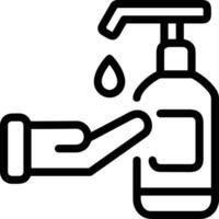 Soap washing icon symbol image vector. Illustration of the soap antiseptic foam cleaner sanitary design image vector