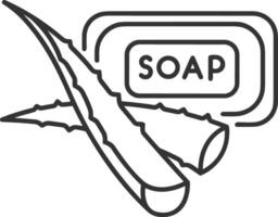 Soap washing icon symbol image vector. Illustration of the soap antiseptic foam cleaner sanitary design image vector